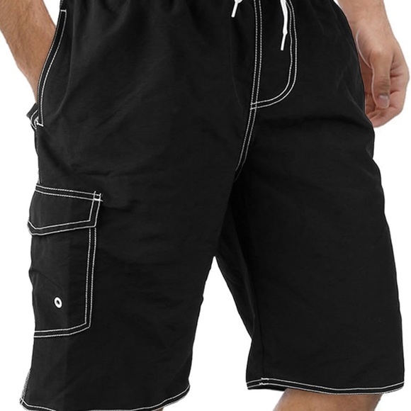 Mens Swimming Trunks Swim Trunks Quick Dry Swim Shorts with Mesh - Picture 2 of 7